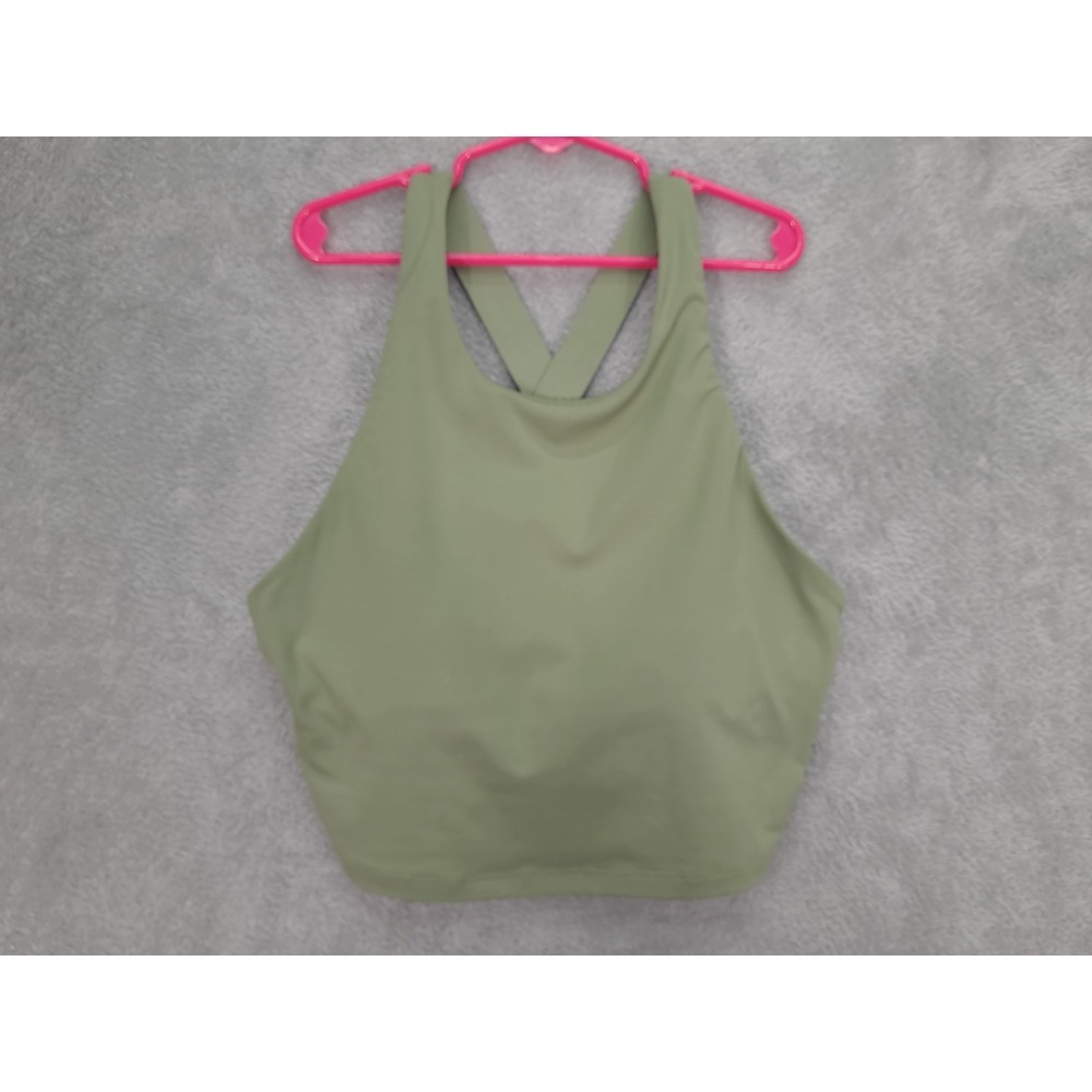 Athleta Sports Bra Sz XS Green Flaw see‎ photo
